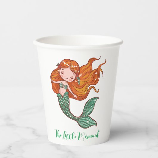 243.人魚のひいさま 紙コップ (正面)