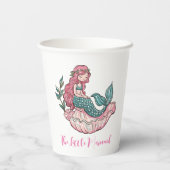 243.人魚のひいさま 紙コップ (裏面)