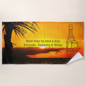 2441最高の年のビーチタオルを終わらせる方法 ビーチタオル (正面)