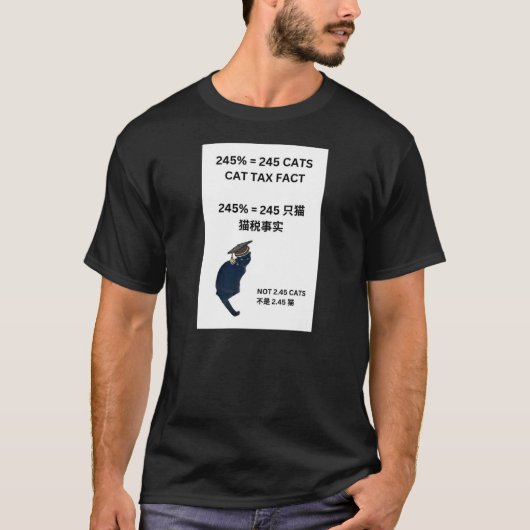 245% = 245猫 Tシャツ (正面)