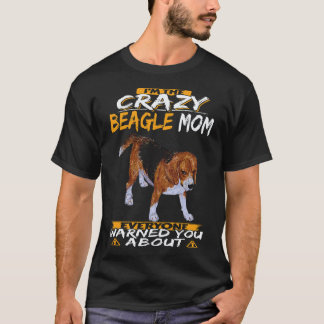 24 クレイジービーグルママ ビーグル Tシャツ