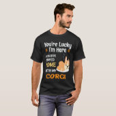 24 コーギーと家にいてもよかった Tシャツ (正面フル)