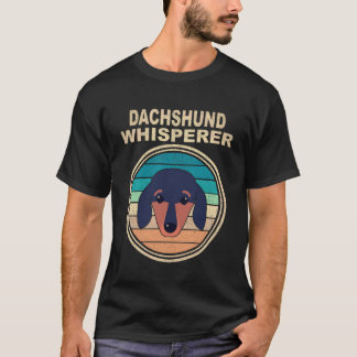 24 ダックスフントのささやき ヴィンテージ Tシャツ