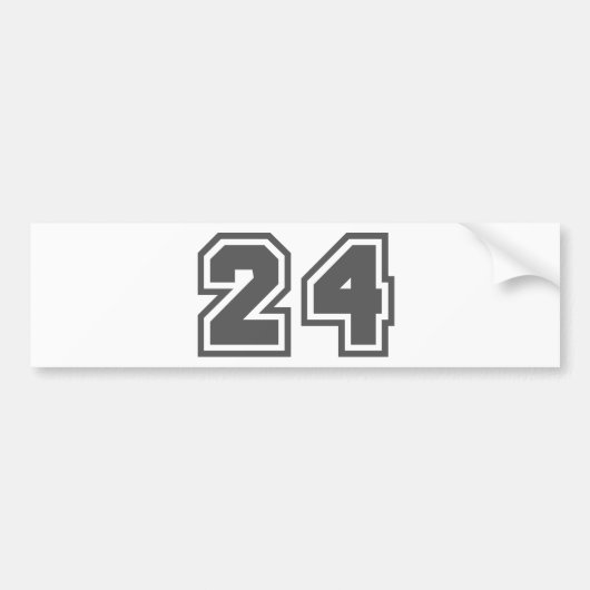 24 バンパーステッカー (正面)