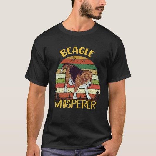 24 ビーグル語りかけ ビーグル Tシャツ (正面)