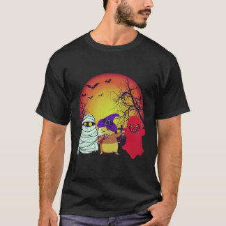 24 モルモット ハロウィン パンプキン Tシャツ