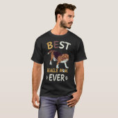 24 最高のビーグルママ いつだってビーグル Tシャツ (正面フル)