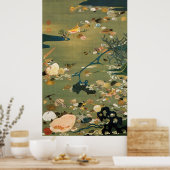 24. 貝甲図, 若冲 Shells, Jakuchū, Japan Art ポスター (キッチン)