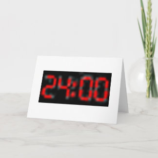 24:00 – あいさつ カード