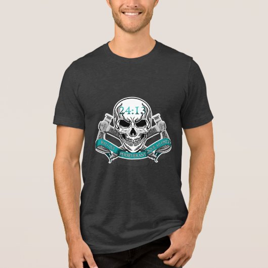 24:13 ドクロ トライブレンドＴシャツ (正面)