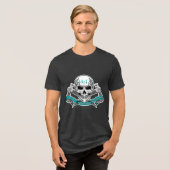 24:13 Skull トライブレンドＴシャツ (正面全面)