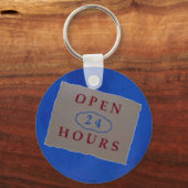 24/7キーチェーン キーホルダー (正面)