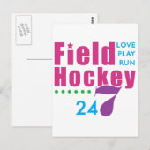 24/7フィールドホッケー ポストカード (正面/裏面)