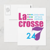 24/7ラクロス ポストカード (正面/裏面)