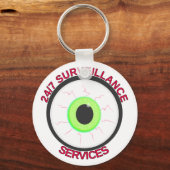 24/7監視サービス キーホルダー (正面)