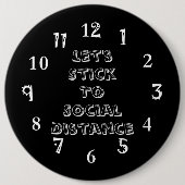 24/7 Stay Safe Let Stick To Social Distance 缶バッジ (正面)