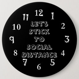 24/7 Stay Safe Let Stick To Social Distance 缶バッジ