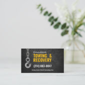 24/7 Towing Service Roadside Assistance 名刺 (スタンド正面)