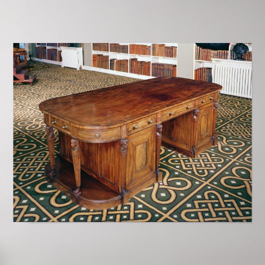 24:Desk by Thomas Chippendale Jr, 1805 ポスター (正面)