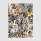 24 Haphazardly Overlapping Photos Collage Template 薄葉紙 (正面)