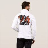 24 Hard Lines グラフィックTシャツ — Fallen Demon パーカ (裏面フル)