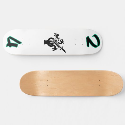 “24 Hard Lines” Hydra Deck – Conquer the Chaos Edi スケートボード (横)