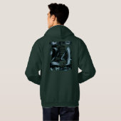 “24 Hard Lines” Signature Hoodie – Dark Forest Edi パーカ (裏面フル)