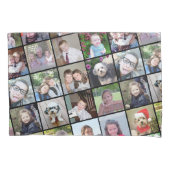 24 Instagramフォトコラージュとカスタム文字 枕カバー (正面)