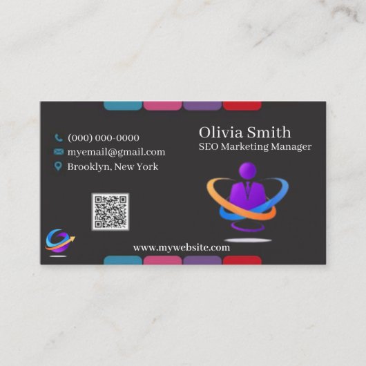 24 Social Media Link名刺 名刺 (正面)