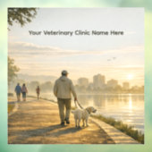  24" Veterinary Clinic Window Cling ウィンドウサイン (シート3)