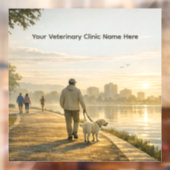  24" Veterinary Clinic Window Cling ウィンドウサイン (シート2)