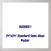 24"x24"スタンダード半光沢ポスター ポスター (正面)