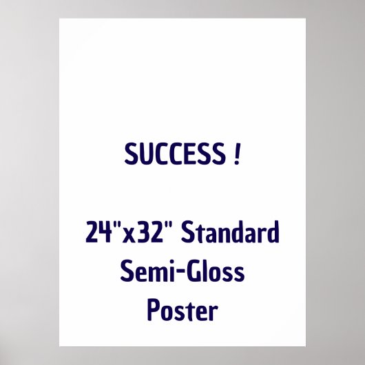 24"x32"スタンダード半光沢ポスター ポスター (正面)