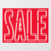 24" x 18" ウィンドウデカールステッカー ビジネス セール サイン ウィンドウサイン (シート)