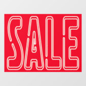 24" x 18" ウィンドウデカール シール ビジネス セール サイン ウィンドウサイン (シート)