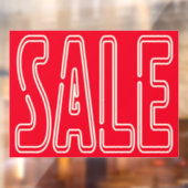 24" x 18" ウィンドウデカール 業務用 セールサイン ウィンドウサイン (シート2)