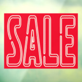 24" x 18" ウィンドウデカール 業務用 セールサイン ウィンドウサイン (シート3)