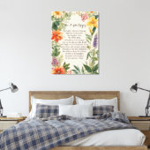 24 x 32主の祈りの言葉キャンバス印刷 キャンバスプリント (インサイチュ (寝室))