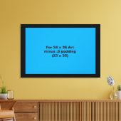 24 x 36厚キャンバスラップテンプレート横フィット キャンバスプリント (インサイチュ (リビング))