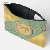 24thオパール記念日プリントカットソーバッグ アクセサリーポーチ (見開き)