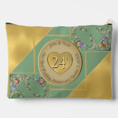 24thオパール記念日プリントカットソーバッグ アクセサリーポーチ (裏面)