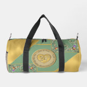 24thオパール記念日プリントカットソーバッグ ダッフルバッグ (裏面)