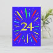 24th誕生日パーティーの招待状の爆発 招待状 (スタンド正面)