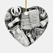 24th Anniversary編集可能 セラミックオーナメント (裏面)