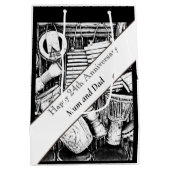 24th Anniversary編集可能 ミディアムペーパーバッグ (裏面)