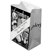 24th Anniversary編集可能 ミディアムペーパーバッグ (裏面アングル)