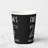 24th Birthday Party:アールデコスタイル+名前をカスタムする 紙コップ (左)