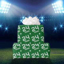 24th Birthday Tucker Custom Name Typography Green