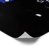 24x16 大阪道頓堀の夜の写真プリント ポスター (角)