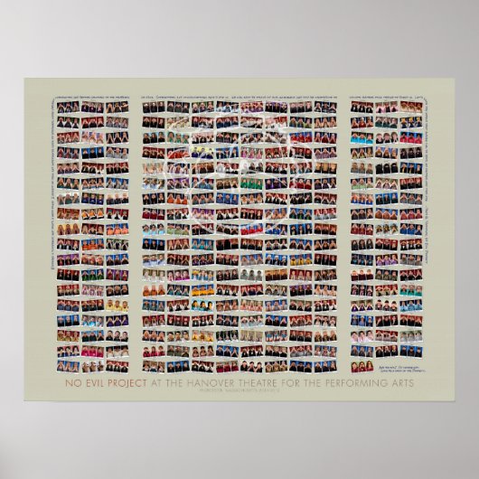 24x18 No Evil Project @ the Hanover Theatre Poster ポスター (正面)